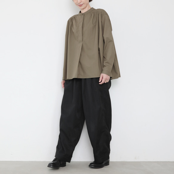 Carl shirts / khaki 8枚目の画像