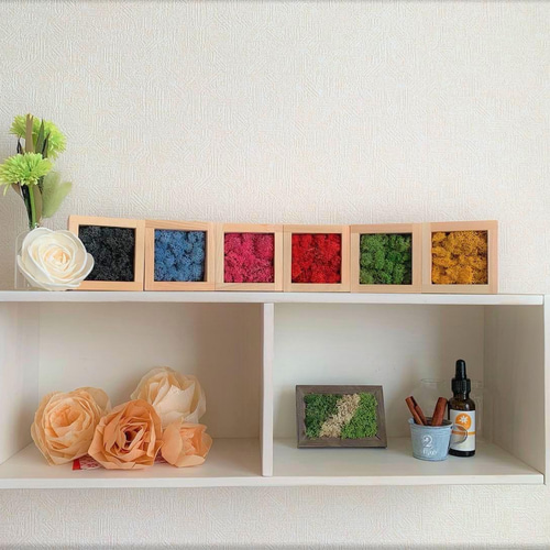 北欧カラーひのき枡【緑】 お手入れ不要 自然素材 インテリア雑貨