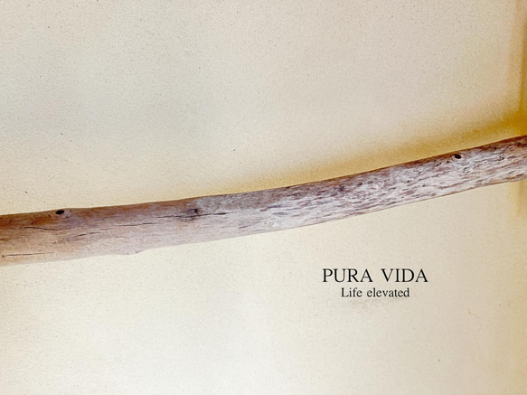 アルプス流木　綿ロープと枝付き長め流木のハンガーラック　アウトドアテイスト 5枚目の画像