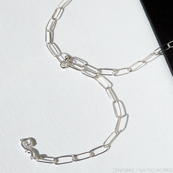 ロングチェーン ネックレス ＊ Handmade Chain Necklace 3枚目の画像