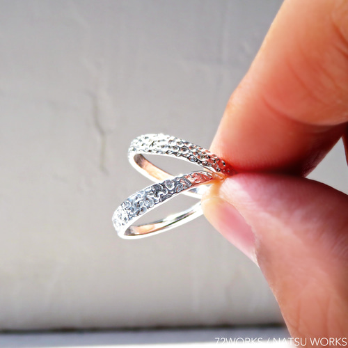 シルバー テクスチャーリング テクスチャ シルバー リング ＊ Texture Ring 指輪・リング
