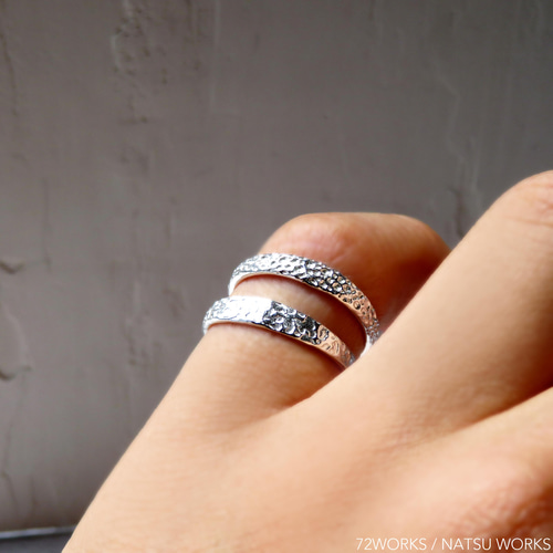 シルバー テクスチャーリング テクスチャ シルバー リング ＊ Texture Ring 指輪・リング