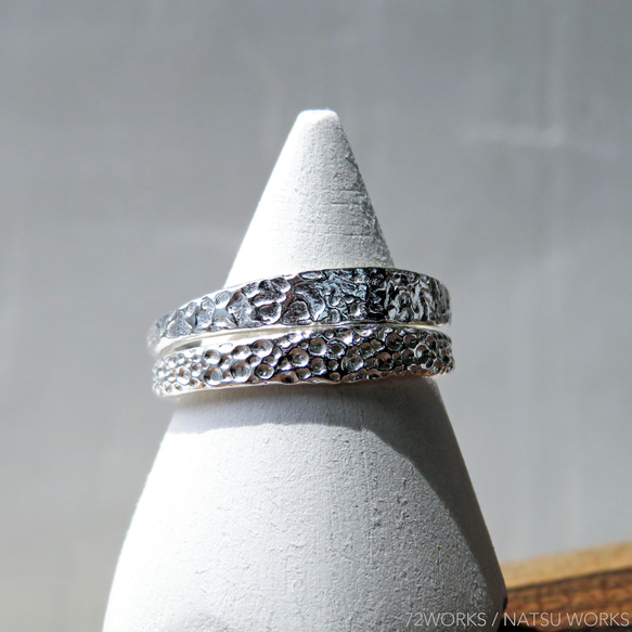 シルバー テクスチャーリング テクスチャ シルバー リング ＊ Texture Ring 指輪・リング
