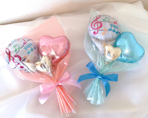 バルーンブーケ☆発表会・誕生日祝い ミニタイプ【文字入れ無料