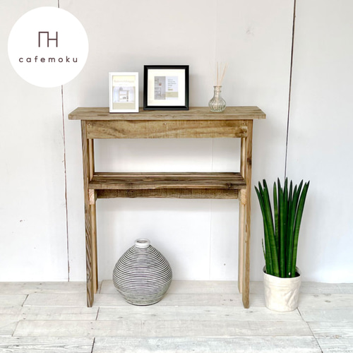 リサイクルウッド☆エントランスコンソールテーブル 23cm RW0141