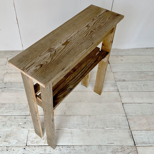 コンソールテーブル　リサイクルウッド　アンティーク　ナチュラル家具　ハンドメイド コンソールテーブル リサイクルウッド アンティーク ナチュラル家具