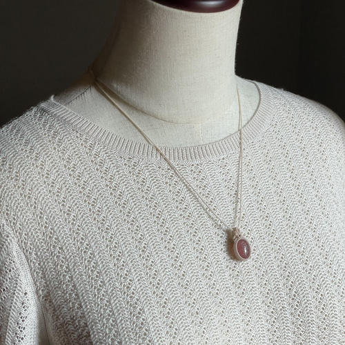 ♡アベンチュリン、レッドアンバー、フローライトなどマクラメ編みネックレス 1183 マクラメハンドメイドネックレス アフリカンレッドアベンチュリン