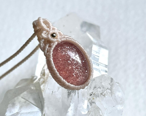 アベンチュリン・トルマリン・セラフィナイトのマクラメ ネックレス ca4967dbac7cf62ea3e3be3b5c1f72