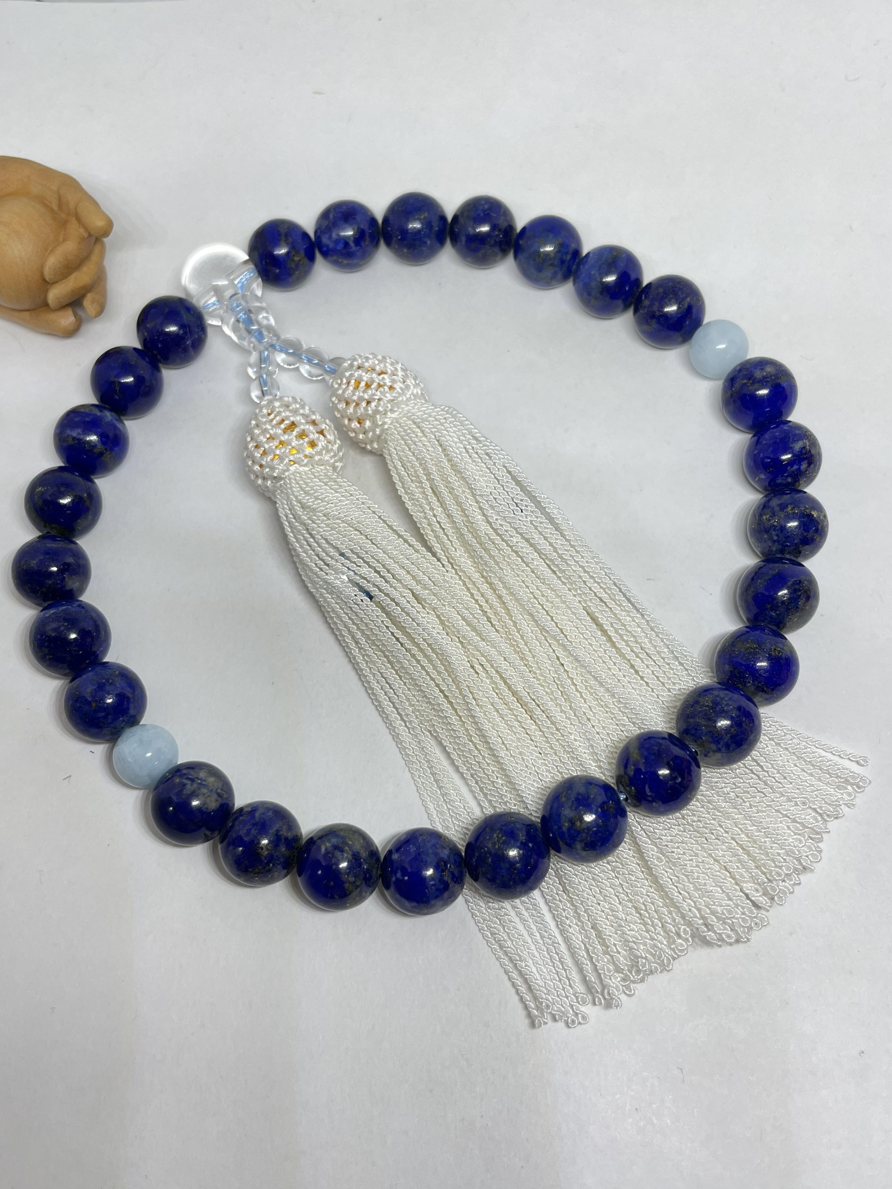 全宗派共通✳︎本式108珠念珠✳︎ブルーアパタイト✳︎数珠 【公式通販】