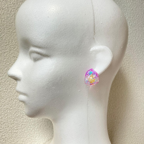 ピアス 鉱石 キラキラホロ | testandresearch.org