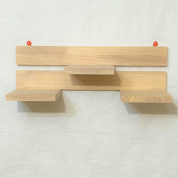 木製3段ウォールシェルフ【シンプル おしゃれ 簡単取付】 4枚目の画像