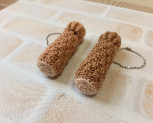 送料無料】あみぐるみ《切り株》のリップケース その他ケース マイナー