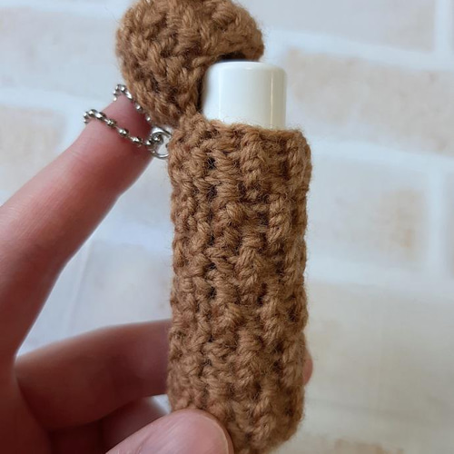 送料無料】あみぐるみ《切り株》のリップケース その他ケース マイナー