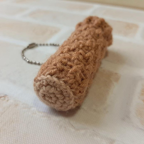 送料無料】あみぐるみ《切り株》のリップケース その他ケース マイナー