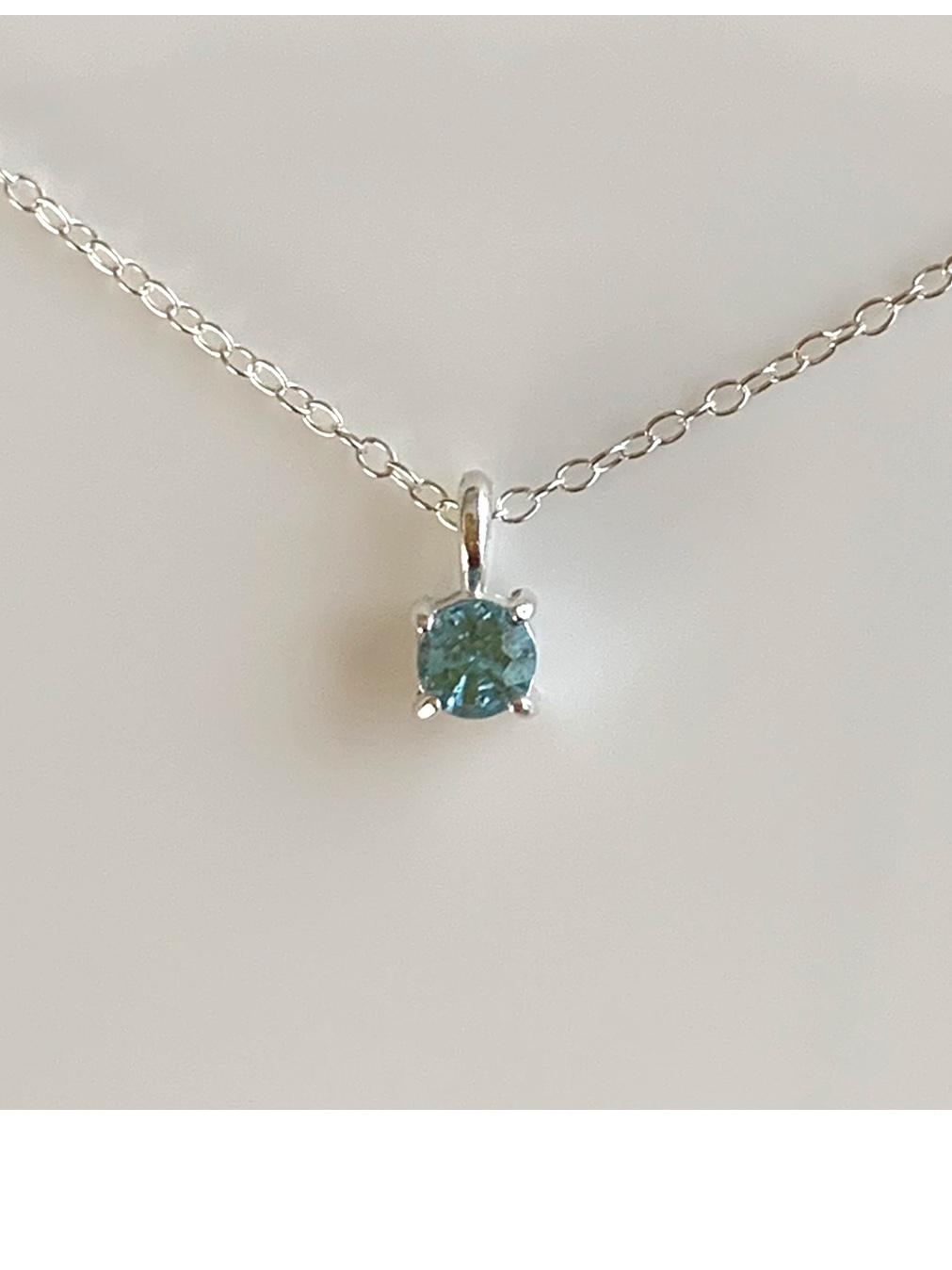 〈送料無料〉＊天然石＊ジルコン＊4mm▪︎silver925▪︎オーダーメイド▪︎受注後作製