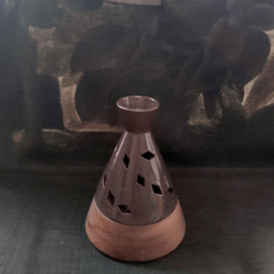 手作り陶器/木香ランプ 4枚目の画像