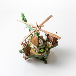 カエルの空想リサイクルヘリコプター 4枚目の画像