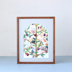 複製原画《すごしたい時間》｜オリーブの樹と個性豊かなハムスターたち 13枚目の画像