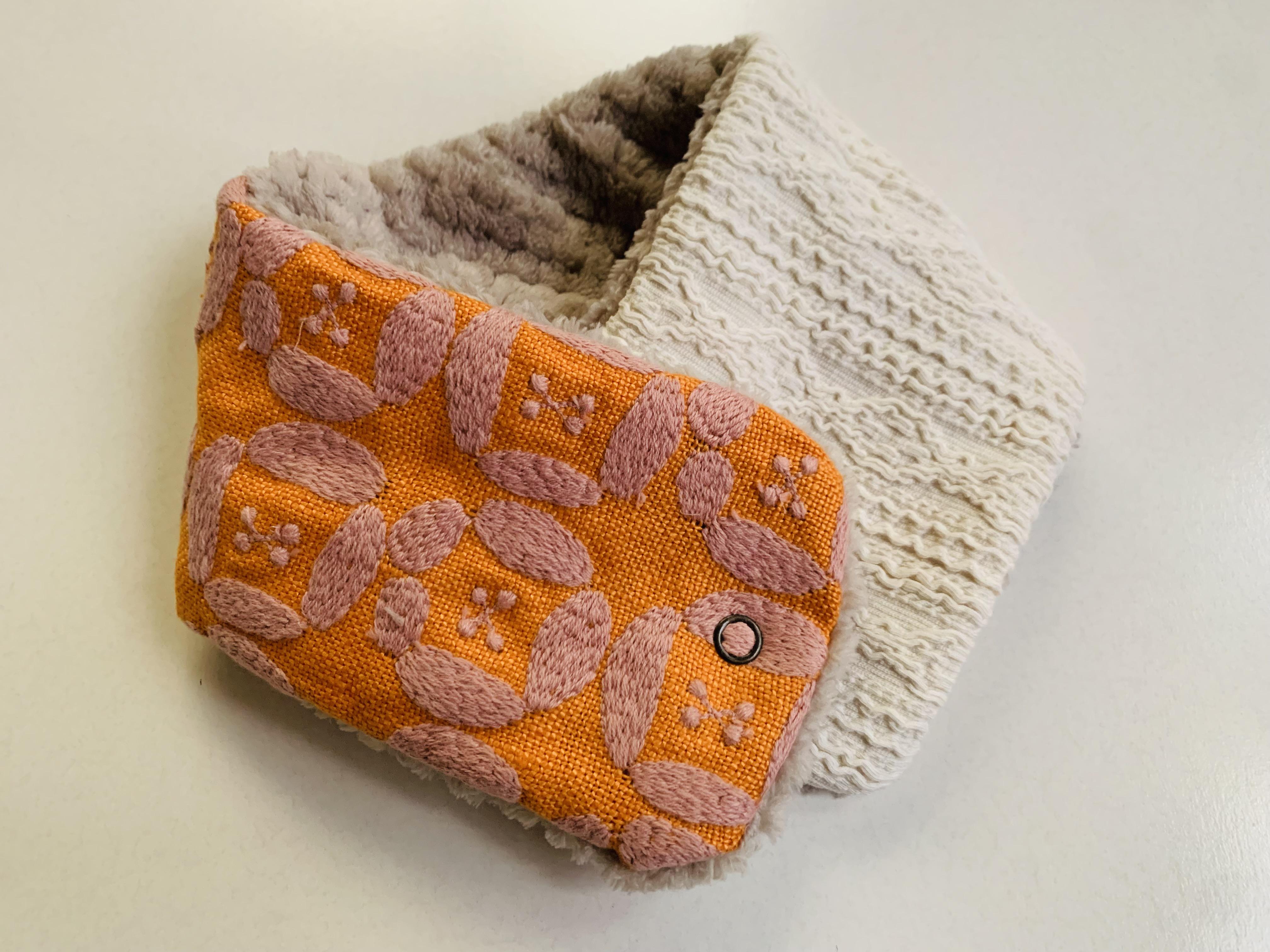 ミナペルホネンハンドメイドネックウォーマー 