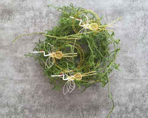 正月 しめ縄飾り 植物素材　ひょうたん　ヒカゲノカズラ 正月飾り ヒカゲノカズラ しめ縄・しめ飾り KASHIWARA 通販