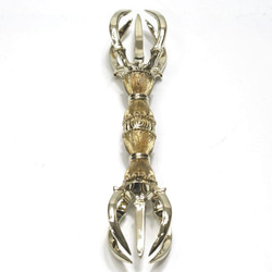 密教法具 四大明王金剛杵 三鈷杵 寺院用仏具 真鍮製 vajra 23cm