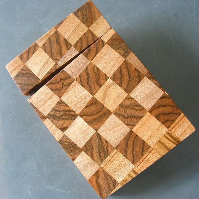 【桜】染井吉野　市松模様の名刺入れ【即日発送】