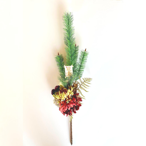 玄関におしゃれな松のお飾り 大きいお飾り 大人色 しめ飾り 迎春準備