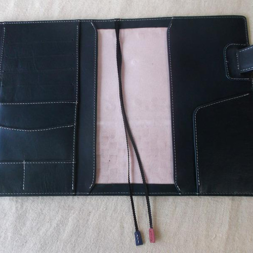 ほぼ日手帳カズン対応 レザー手帳カバー 刻印＆拭き染め A5サイズ 手帳