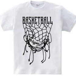 バスケTシャツ「BASKETBALL NET」 3枚目の画像