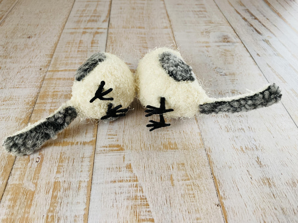 松田様専用　オーダー品　クリスマスの木　シマエナガ 5枚目の画像