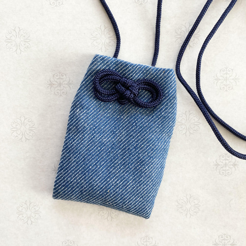 お守り袋 ミニサイズ 首かけタイプ♡ふんわり裏地付き 送料無料 ポーチ  