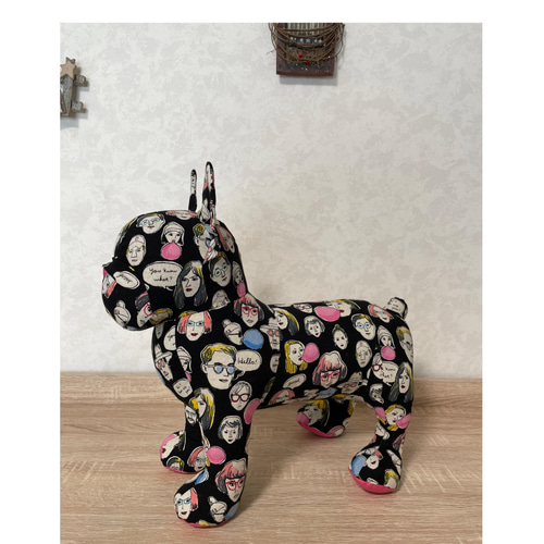 フレンチブルドッグ　ぬいぐるみ SALE】ぬいぐるみ ブルドック フォレスト オレンジ（MON-chan