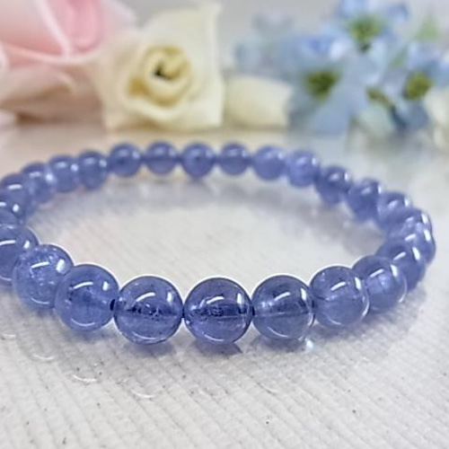 高品質/一点もの】タンザナイト タンザニア産 7㎜ 美しい 透明感