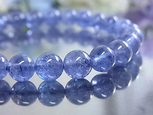 高品質/一点もの】タンザナイト タンザニア産 7㎜ 美しい 透明感
