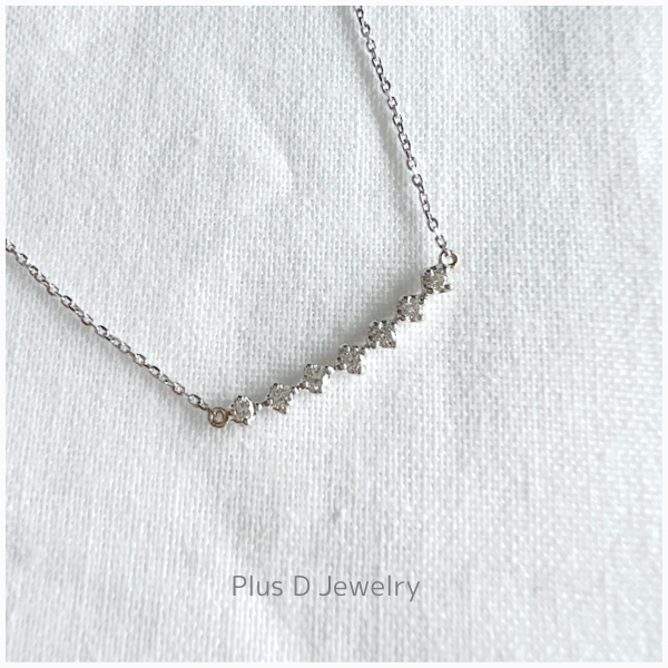 BD-072 K10WG ダイヤモンドペンダント 0.10ct