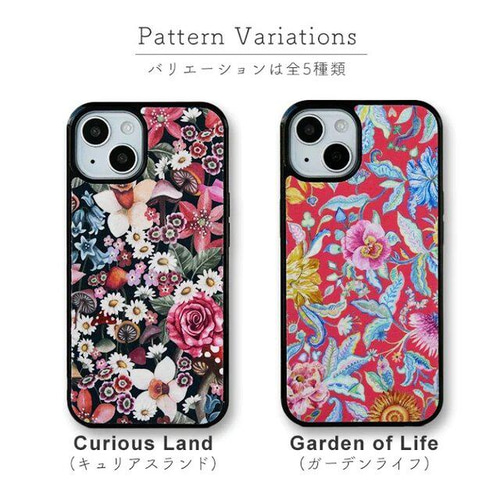 リバティ iPhone スマホケース 背面カバー スマホカバー リアケース 花