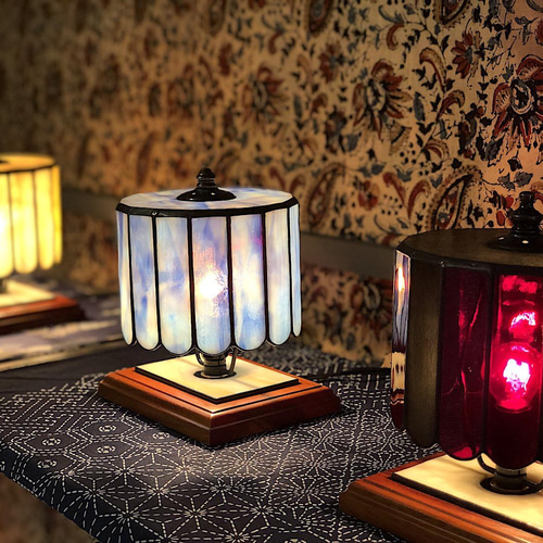 ボンボネロ ステンドグラス ランタンシェード 鉢 ボンボネロ ステンド