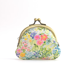 New! Coin purse (S) - ”Spring Garden" Japanese fabric [975] 第2張的照片