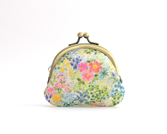 New! Coin purse (S) - ”Spring Garden" Japanese fabric [975] 第2張的照片