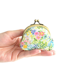 New! Coin purse (S) - ”Spring Garden" Japanese fabric [975] 第1張的照片