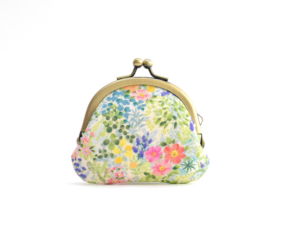 New! Coin purse (S) - ”Spring Garden" Japanese fabric [975] 第3張的照片