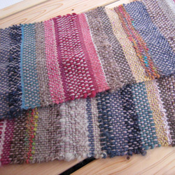 毛糸の手織りマフラー2121 16枚目の画像