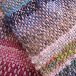 毛糸の手織りマフラー2121 8枚目の画像