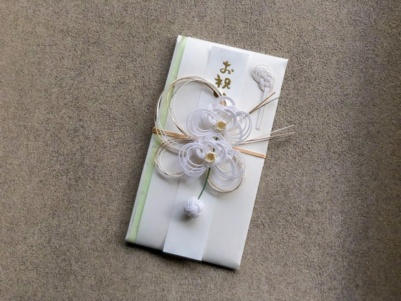 白い胡蝶蘭の御祝儀袋 4枚目の画像