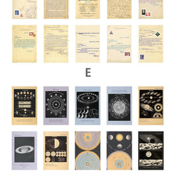 6種類　ページシリーズ3　古書　新聞　地図　音譜　手紙　デザインペーパー　レトロ　コラージュ　紙モノ 7枚目の画像