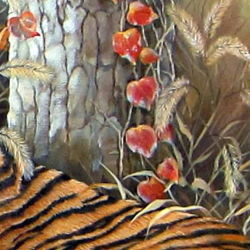 虎の油絵原画F30号 絵画 mimoza 通販 13154101｜Creema(クリーマ)