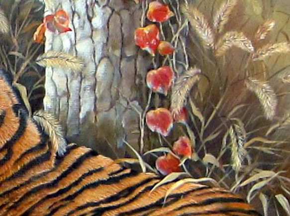 虎の油絵原画F30号 