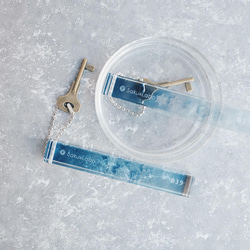 35mm ポジフィルム風クリアブックマーカー 桜 4枚セット 写真