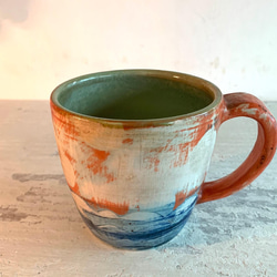 海市蜃樓陶製咖啡杯_陶器馬克杯 第2張的照片