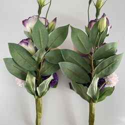 【送料無料】アーティフィシャルフラワー仏花一対　花器無し　40cm お供え 7枚目の画像